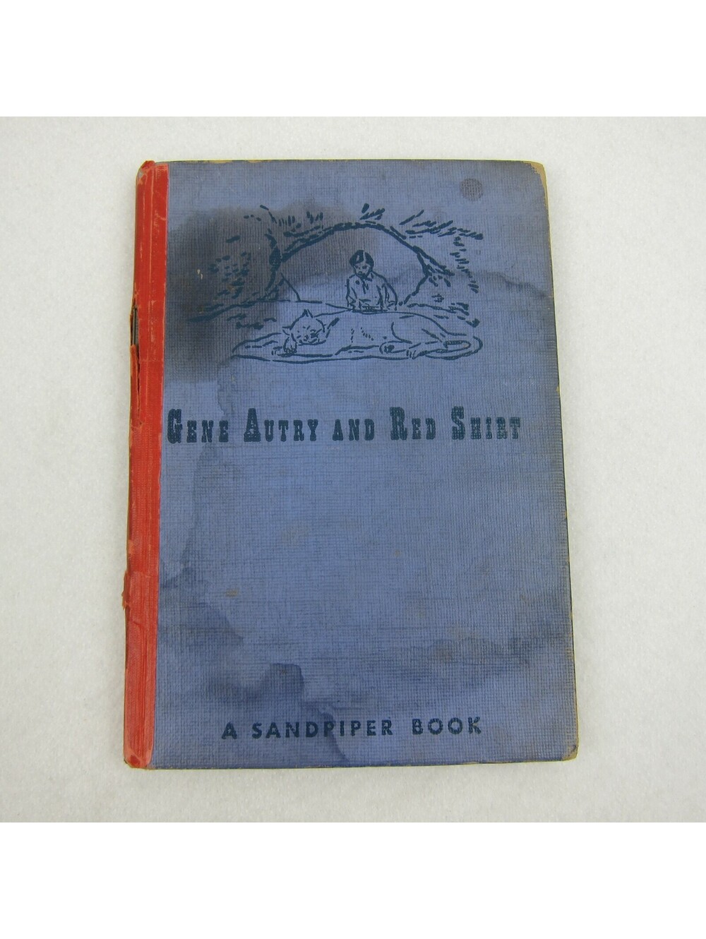 Vintage 1951 Gene Autry and Red Shirt Hardcover Children's Book Cowboy Western
